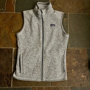 Patagonia Heather Gray Fleece Vest